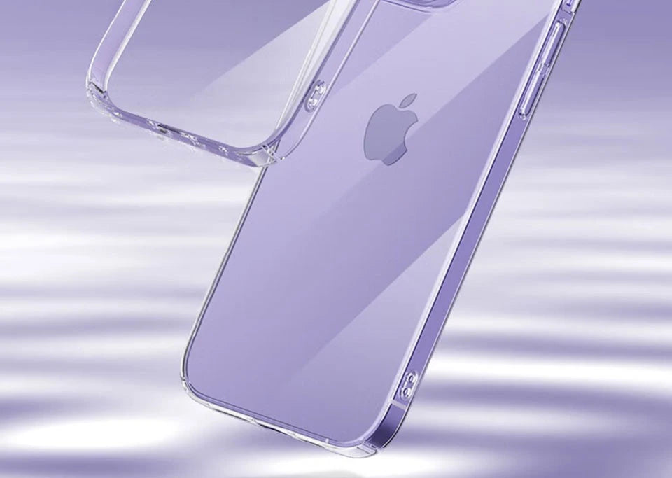 2 pieces, coques silicone transparante de protection pour tout iPhone